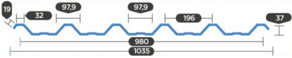 Informações sobre Trapezoidal GTM 40/980